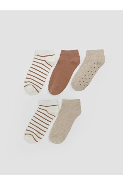 LC Waikiki Γυναικεία μποτάκια με σχέδια Κάλτσες 5 Συσκευασία