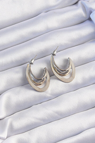 shopwave أقراط دائرية من النحاس والذهب والفضة الملونة - TJ-BKP9229