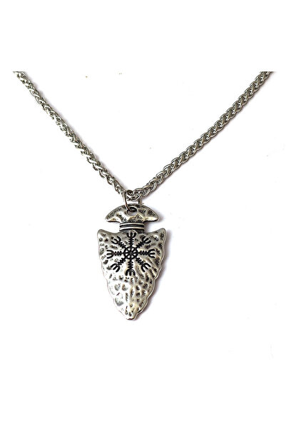 Choice قلادة فضية بتصميم رمح قرصان فايكنغ عتيق، إكسسوارات عصرية بأسلوب البانك...