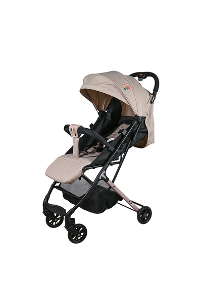 Kiko COMFORTABLE STROLLER 4WHEELS ( 0 M+ ) Beige