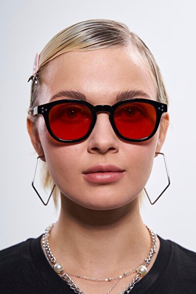 Bilge Karga Ashilla Black Orange Circus Glasses