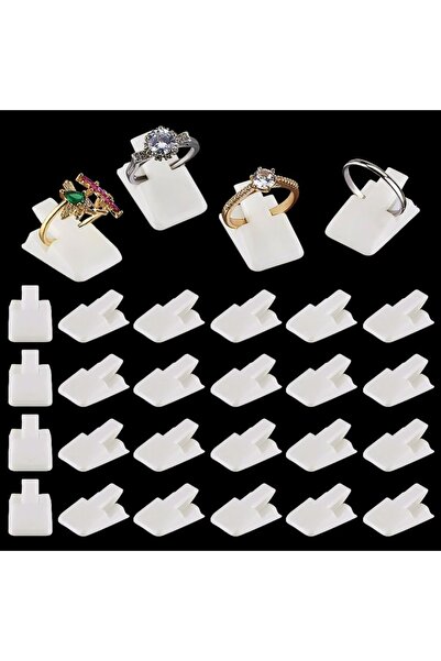 Choice حامل خواتم بلاستيكي مكون من 36 قطعة، مشابك عرض خواتم صغيرة، مشابك عرض ...