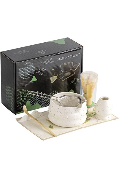Arabest مجموعة خفاقة ماتشا مكونة من 7 قطع، أدوات من الخيزران للتحريك، طبيعية ومصنوعة يدويًا، هدية لمحبي شاي الماتشا