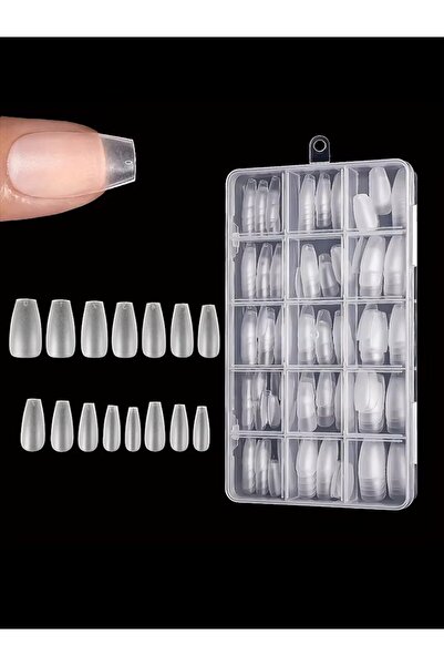 Choice علبة متوسطة الحجم تحتوي على 330 قطعة من أطراف الأظافر القصيرة على شكل ...