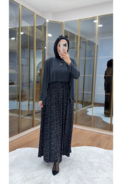 QARİN 1 beden Zayıf Gösteren Sendi Elbise