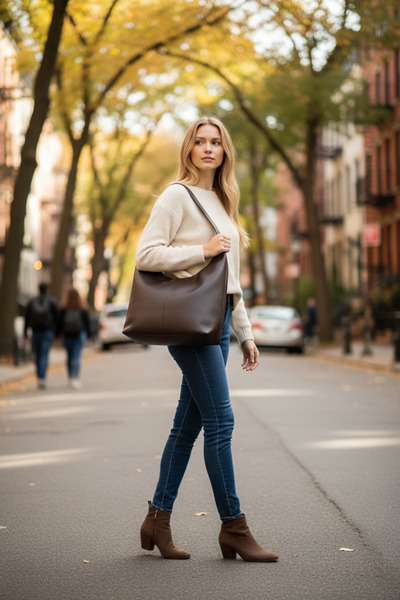 Store YigitEmirBags Venezia Brown Omuz Çantası