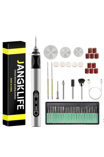 Choice3 مجموعة أدوات دوارة لاسلكية بمنفذ USB من JANGKLIFE مكونة من 56 قطعة، ق...