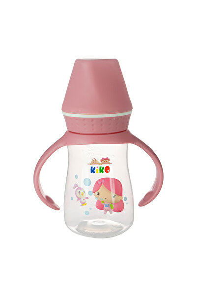 Kiko FEEDING BOTTLE WITH SILIOCNE NIPPLE 125 ML-PINK