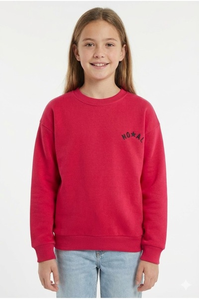 CRASSİ Girl's Blouse Printed Winter 3 Thread Raised