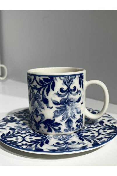 VELLON HOME PORSELEN 12 PARÇA 6 KİŞİLİK KAHVE FİNCAN TAKIMI