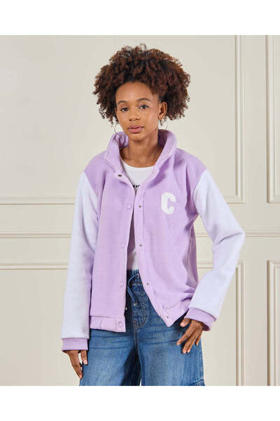 REDTAG Senior Girls Purple Fur Jacket