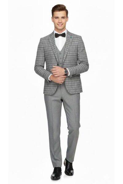 Plus Scorpion Elegant men's suit - pants, vest, jacket