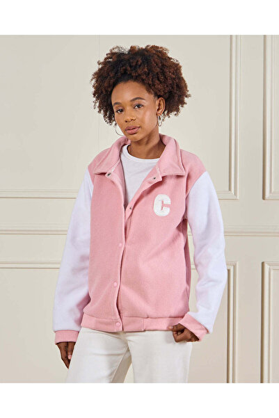 REDTAG Senior Girls Pink Fur Jacket