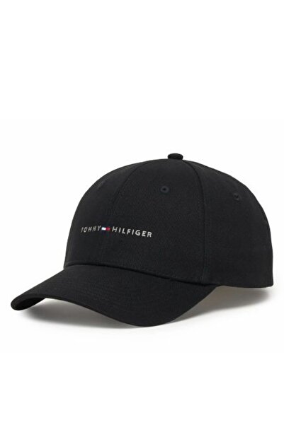 Tommy Hilfiger SİYAH LOGOLU ERKEK ŞAPKA