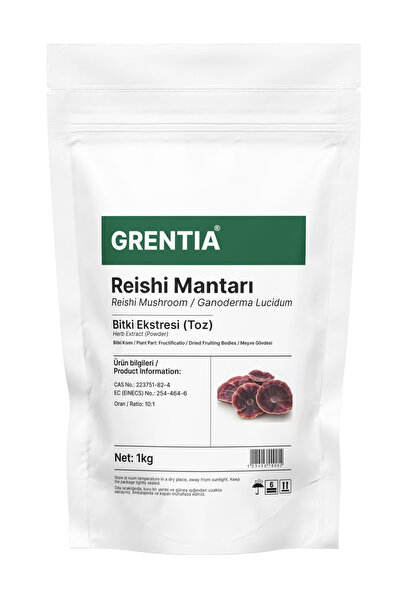 Grentia Reishi Mantarı Toz Ektstresi / Toz Ekstraktı 1 kg - Ganoderma lucidum