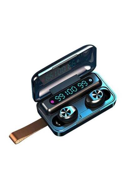 Arabest Bluetooth In-Ear Earbuds With Digital Charging Case Black