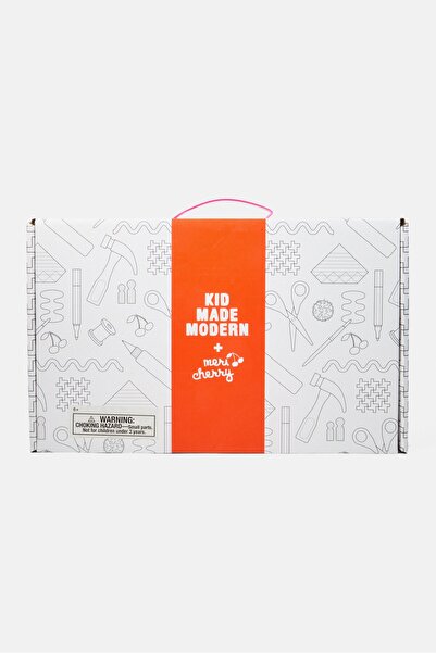 Kid Made Modern Subscription Box 5 - DIY Clipboard Collage Kit, White/Red