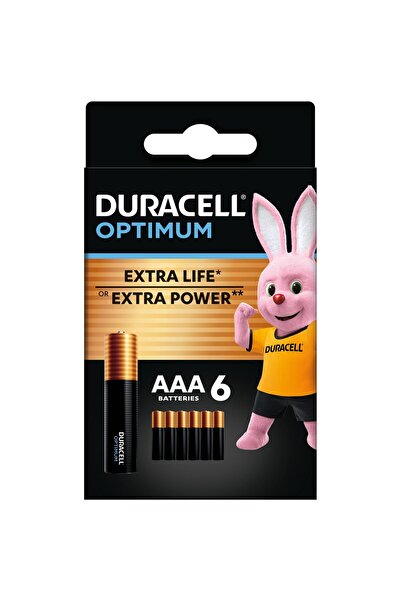 Duracell Optimum AAA batteries, 6 pcs