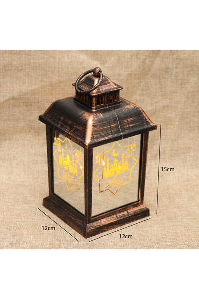 Generic Ramadan lantern, bronze color