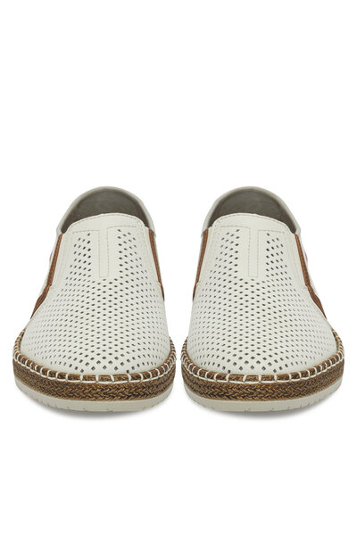 Rieker pantofi albi pentru bărbați B5297-80