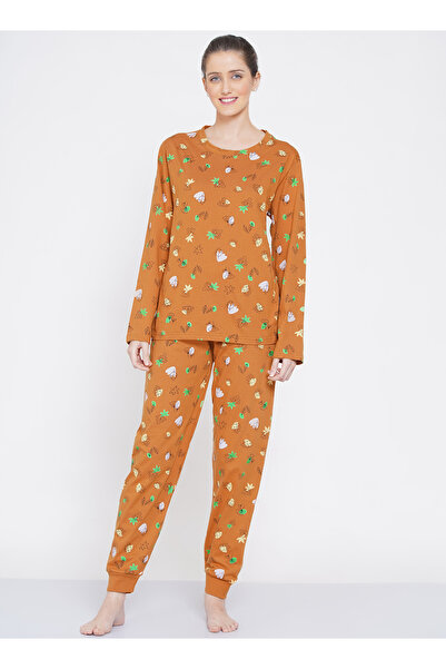 LAUREN SMITH Women's Pajama Set Full Sleeve Top with pants 2 Piece Sleepwear Cotton Ladies Soft Pjs Lounge Set