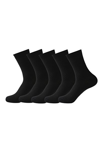Lullaxx 5 Pairs Bamboo Socks,Black Socks For Men,Moisture Wicking, Breathable...