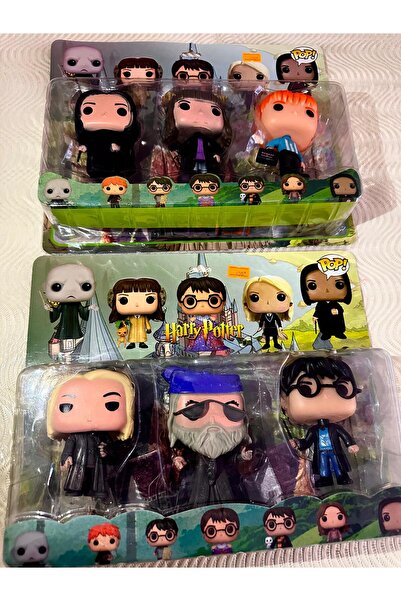 MA&MAA Retoys Harry Potter Hogwarts Pop 3'lü Asalı Figürler 12 cm