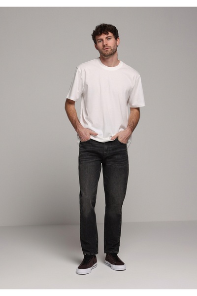 Colin's Regular Fit Men's Black Jean Trousers