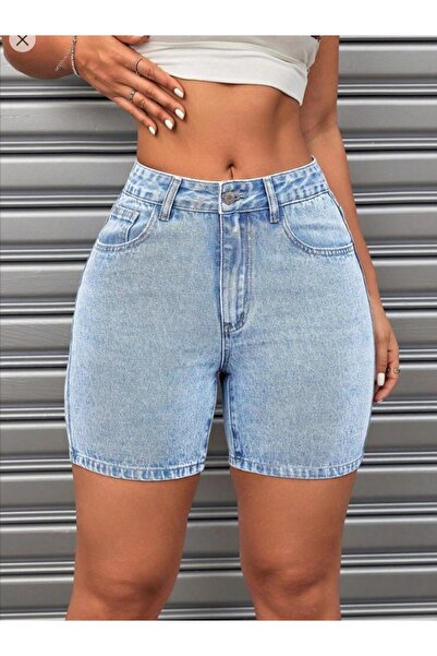 MARLİX büyük beden big sıze battal likralı kot şort