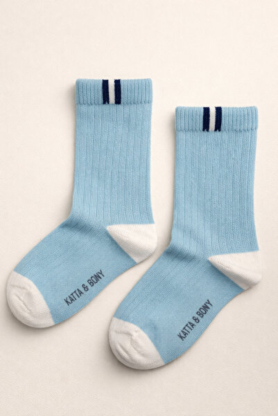 Katia&Bony Child basic socket socks light blue