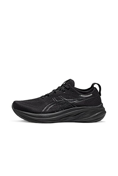 Asics Men and Women Gel-Nimbus 26 Outdoor Running Sneakers All Black