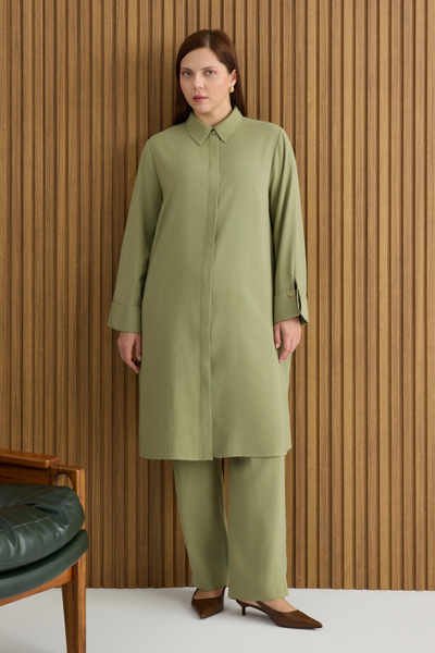 Aker Khaki Elastic Waist Trousers