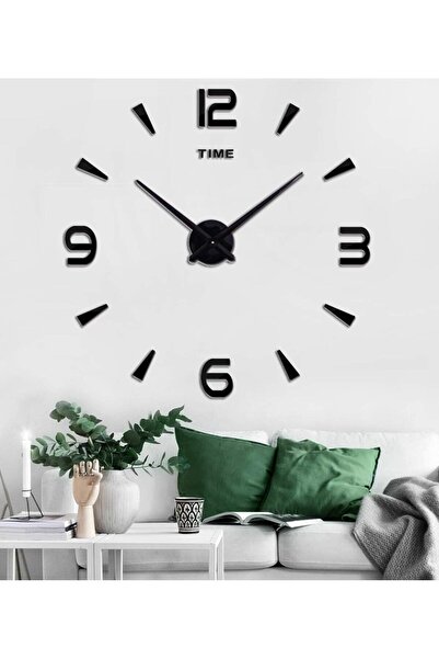 Arabest طقم ساعة حائط كبيرة يمكنك تركيبها بنفسك، ساعة حائط ثلاثية الأبعاد بدو...