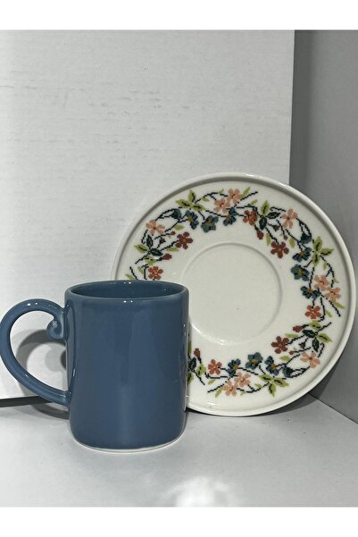 VELLON HOME PORSELEN 4 PARÇA 2 KİŞİLİK KAHVE FİNCAN TAKIMI