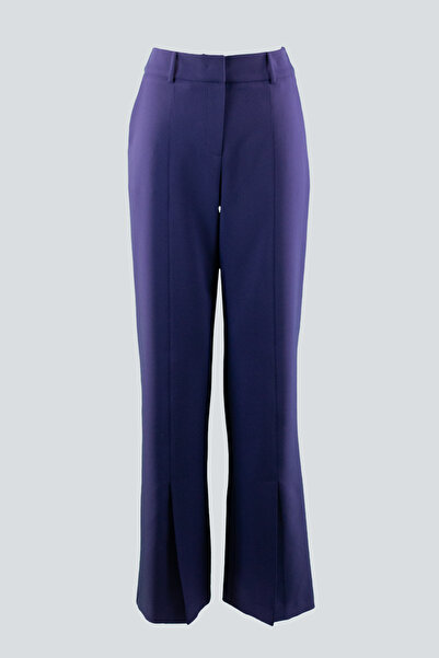 IDYL Straight-Leg Trousers with a Slit