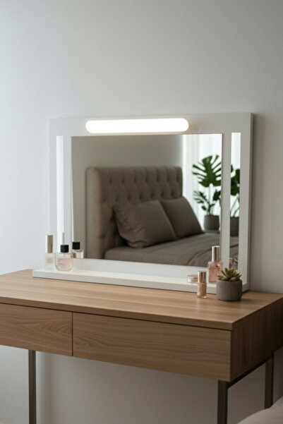 Moemi Makyaj Aynası Duvar Aynası Lavabo Aynası Dekor Ayna 60x45cm Salon Aynas...