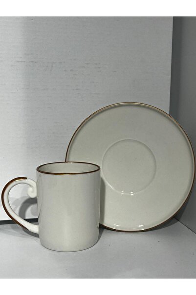 VELLON HOME Porcelain 4 Pieces 2 Persons Coffee Cup Set