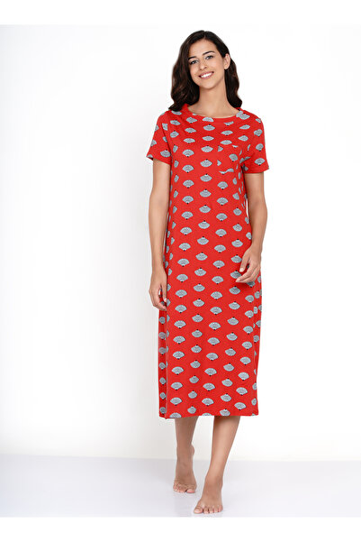 LAUREN SMITH Casual Printed Nightdress Light Green