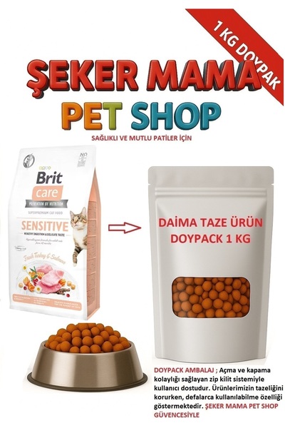 Brit Care Hindi Somon Tahılsız Kedi Maması 1 kg