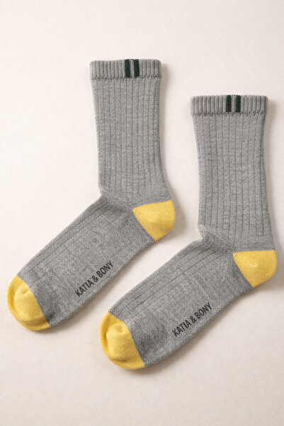 Katia&Bony Children's Basic Socks Light Gray