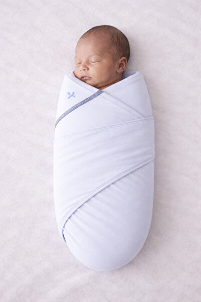 Yenidoğan 100% Pamuklu Kundak – Kuşaklı (80×80 cm)