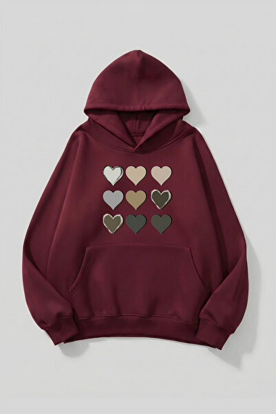 uyguntarz Унисекс мека текстура, 9-пакет, дизайн с принт на сърца, прекалено ...