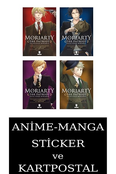 Kurukafa Yayınevi Moriarty the Patriot 1-2-3-4 Manga Seti (4 KİTAP) / Vatanse...