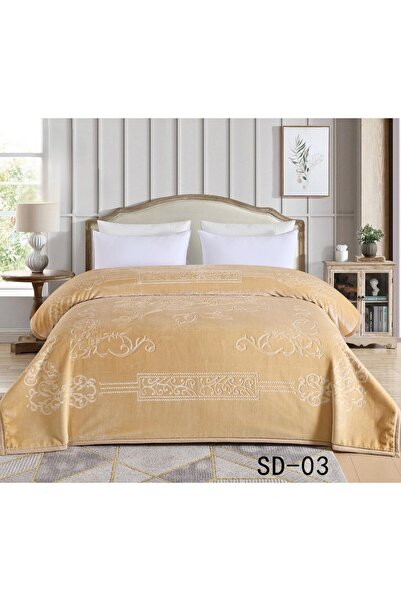 Levore Soft textured embossed blanket, double size, winter, 6 kg, size 200*240cm