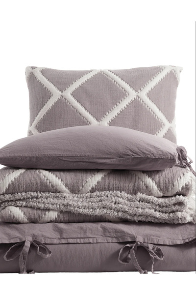 Dantela Garcia Çift Kişilik Yatak örtüsü+ Nevresim seti- bej