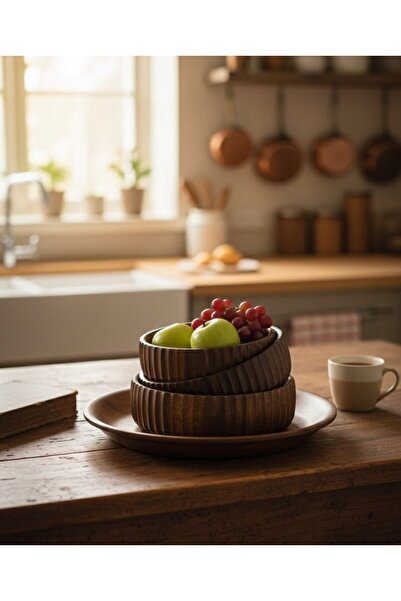 YONCA ART CONCEPT MİEN MARKA AKASYA CURVE KASE- EV, OFİS, ÇEREZLİK, MEYVELİK-...