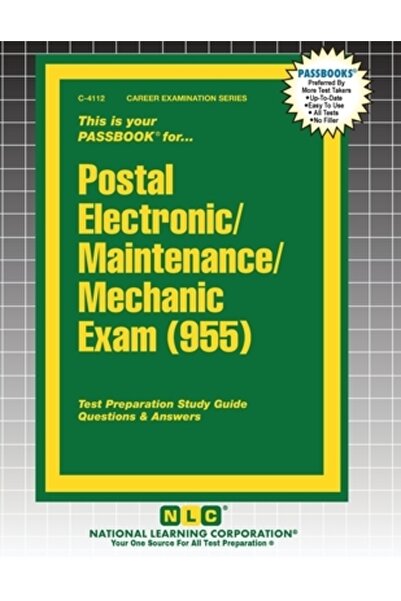 Natl Learning Corp Examinare electronică/de întreținere/mecanică poștală (955)