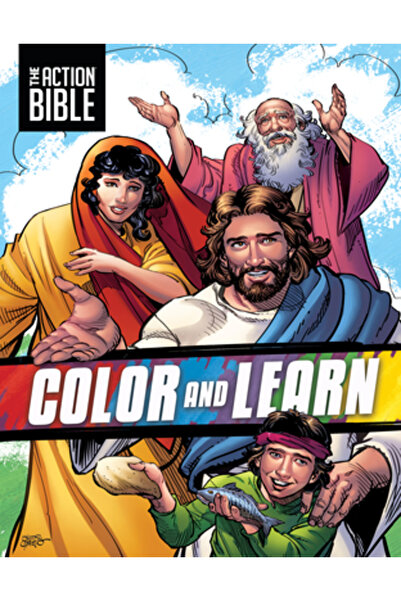 David C Cook Biblia Acțiunii Colorează și Învață