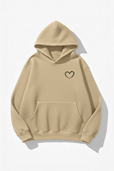 uyguntarz Φούτερ με κουκούλα με oversized νήματα, με μαλακή υφή, Unisex, με τ...