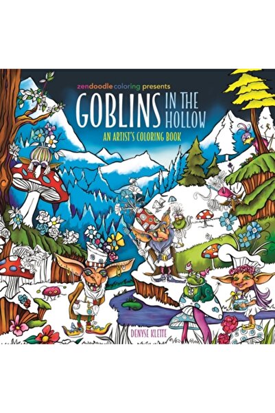 Castle Point Zendoodle Coloring prezintă: Goblini în Vale: Carte de colorat p...